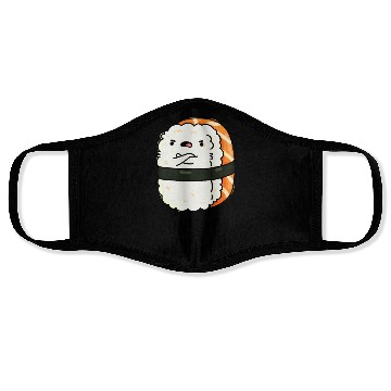 Discover Don't You Sshush-i Me Cute Sushi Pun Face Masks
