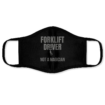 Discover Forklift Driver Gift | Forklift Operator Warehouse Face Masks