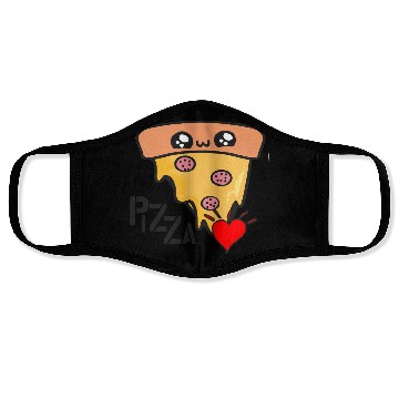 Discover Pizza Love Face Masks