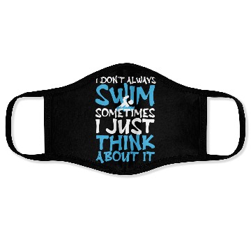 Discover Funny Swimming Swimmer Swim Face Masks