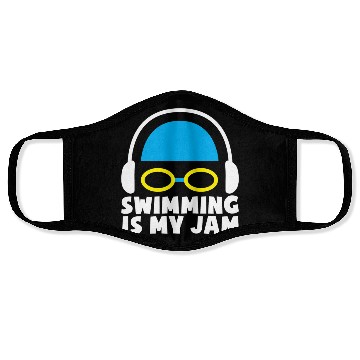 Discover Funny Swimming Swimmer Swim Face Masks