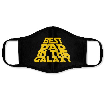 Discover Best Dad in the Galaxy, Father's Day Face Masks