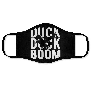 Discover Duck duck boom Face Masks