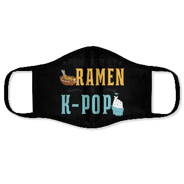 Discover Korean Pop Ramen K-POP South Korea Gift Face Masks