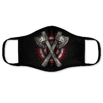 Discover Hatchet Lumberjack Axe Throwing Pocket Face Masks