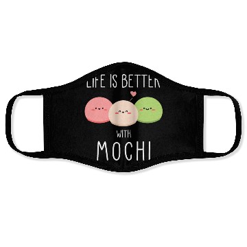 Discover Life Is Better With Mochi Japanese Ice Cream Gift Face Masks