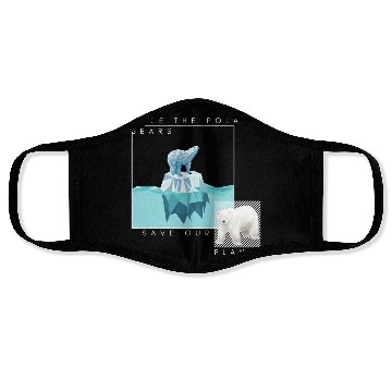 Discover Save the Polar Bears Face Masks