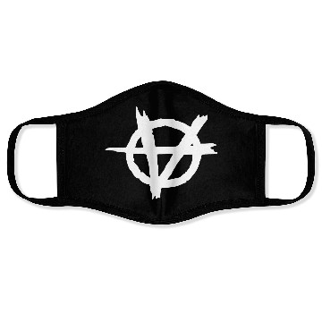 Discover ANARCHY GOTHIC LOGO Face Masks