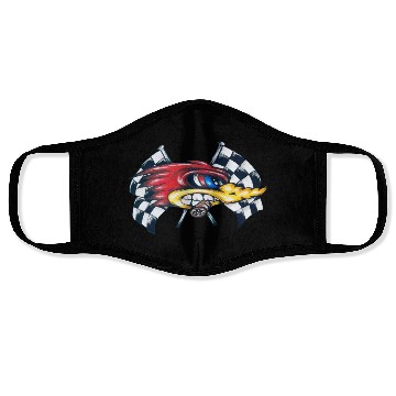 Discover Furious Roadrunner right side Face Masks
