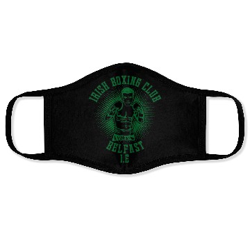 Discover Irish Boxing Club Belfast Boxer Gifts Boxing Lover Face Masks