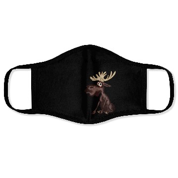 Discover Moose whisperer Face Masks