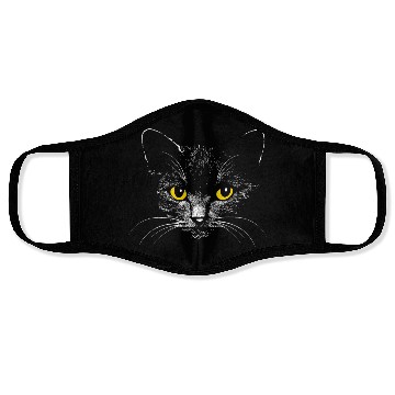 Discover Black Cat Face Masks