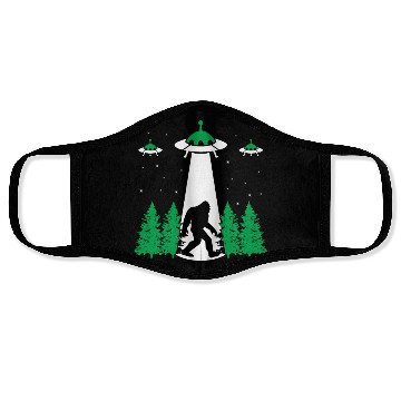 Discover Bigfoot UFO Abduction Face Masks