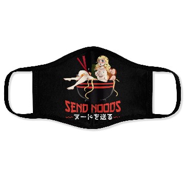Discover Send Noods Waifu Material Ramen Noodles Gift Face Masks