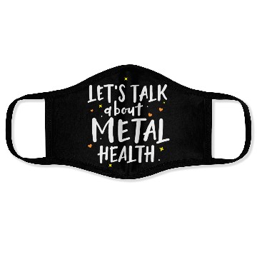 Discover Let's Talk About Mental Health Face Masks