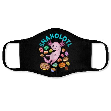 Discover Axolotl Snack Snaxolotl Face Masks