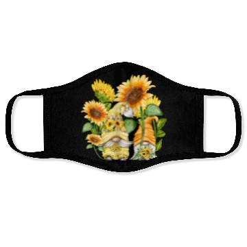 Discover Unique Sunflower Gnome For Hippies And Spring Face Masks