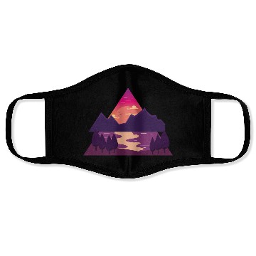 Discover Purple Triangle Face Masks