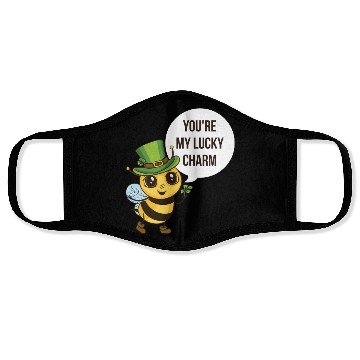 Discover Youre My Lucky Charm Funny St. Patrick's Day Gift Face Masks