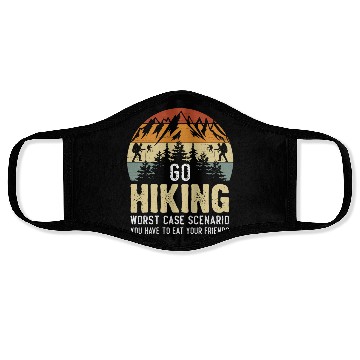 Discover Freedom Campfire Nature Camping Face Masks