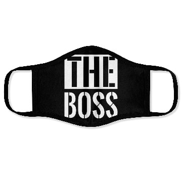 Discover The boss- Funny gift Face Masks