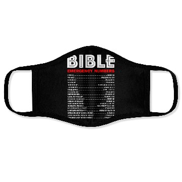 Discover Emergency Bible Numbers Face Masks