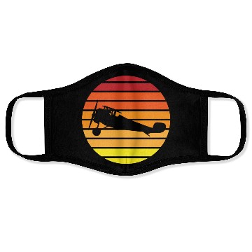 Discover Airplane gift aviation pilot copilot Face Masks