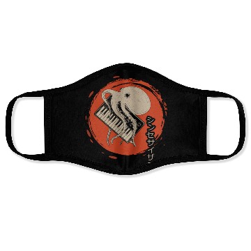 Discover Japanese Analog Synthesizer Octopus Synth Music Face Masks