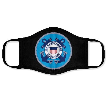 Discover Us Coast Guard Auxiliary Homeland Security Patch Face Masks
