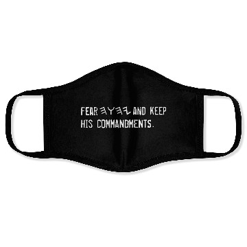 Discover FEAR YHWH AND KEEP HIS COMMANDMENTS Face Masks