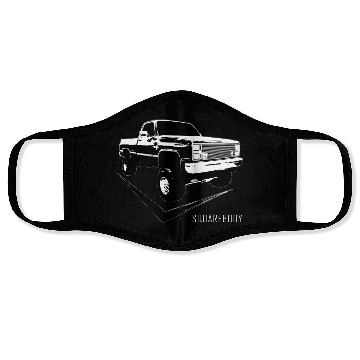 Discover Squarebody Classic Square Body Truck Face Masks