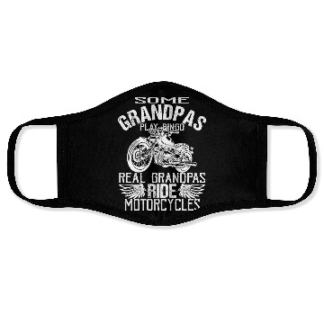 Discover some grandpas play bingo real grandpas ride motor Face Masks