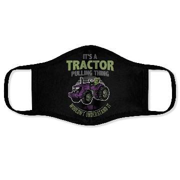 Discover tractor pulling, tractor pulling racing, tractors Face Masks