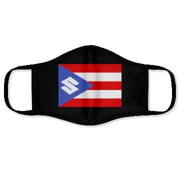 Discover Suzuki Puerto Rico Flag Face Masks