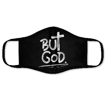 Discover But God Cross Christian Face Masks