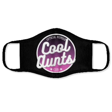 Discover Cool Aunts Club Face Masks