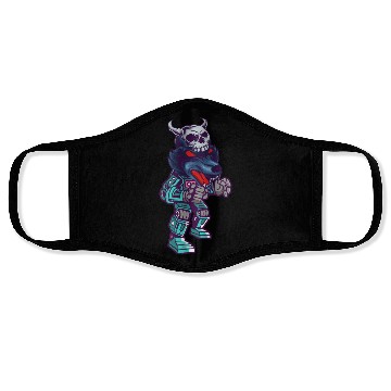 Discover Wolf robot robot machine computer toy Face Masks