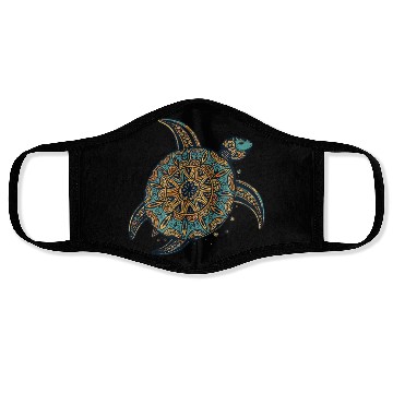 Discover Tribal Hawaiian Sea Turtle Face Masks World Turtle