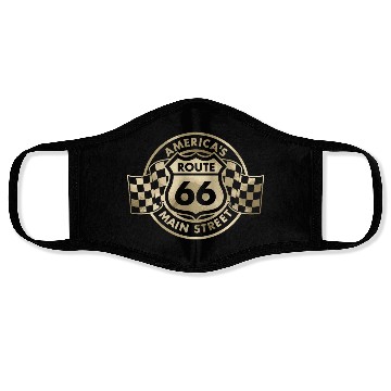 Discover Route 66 America'S Main Street Glam Face Masks