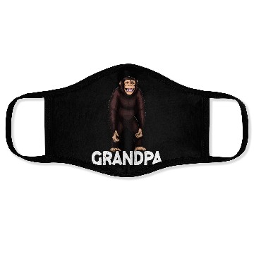 Discover Monkey Grandpa Chimpanzee Face Masks