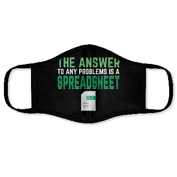 Discover Answer To Any Problems Is A Spreadsheet Excel Face Masks