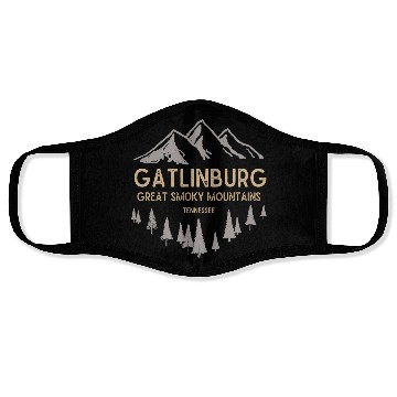 Discover Gatlinburg Tennessee Great Smoky Mountains Face Masks