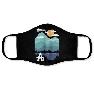 Discover Church On The Water Face Masks