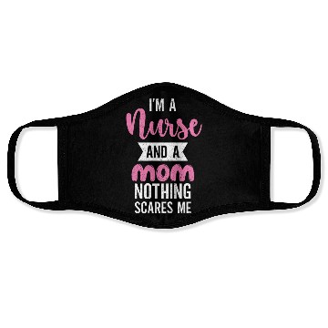 Discover Nursing Registered Nurse Mom RN Face Masks
