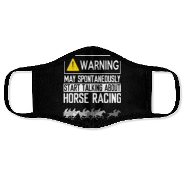 Discover Horse Racing Drinking Derby Barrel Racing Face Masks