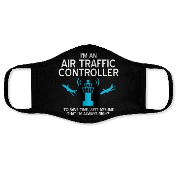 Discover Air Traffic Controller ATC Air Traffic Control Face Masks