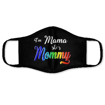 Discover Im Mama Shes Mommy Lesbian Mom Face Masks