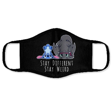 Discover Stay Different Stay Weird Toothless And Stitch Face Masks