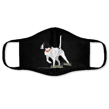 Discover Bird Hunting Hunter English Pointer Dog Face Masks