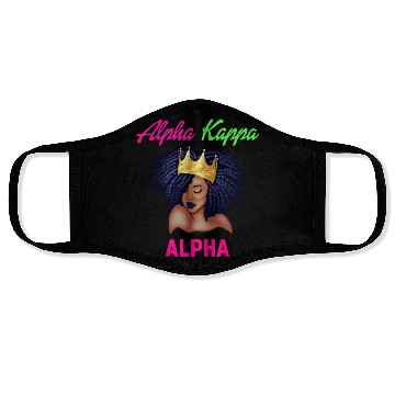 Discover Alpha Kappa AKA Sorority Paraphernalia christmas p Face Masks